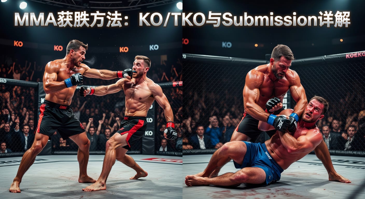 MMA方法：KO/TKO 与 Submission 判断指南｜极速体育平台app下载入口